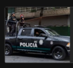 Patrulla de la SSC en calles de la Ciudad de México.